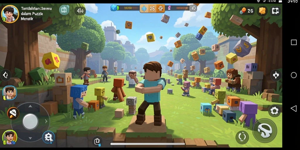 Tampilan menarik dari gameplay menantang di 3446.