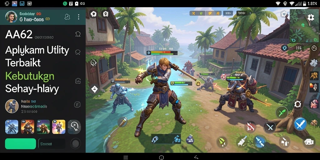 Screenshot utama <strong>AA62</strong> menampilkan antarmuka aplikasi yang sederhana dan fungsional.