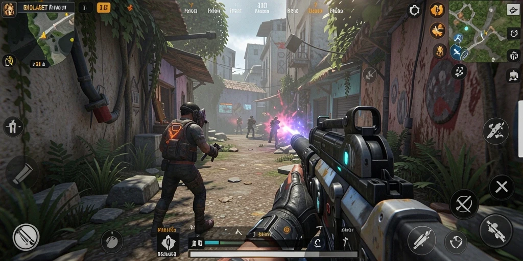 Gameplay seru dan menegangkan di dalam BIOLABET.