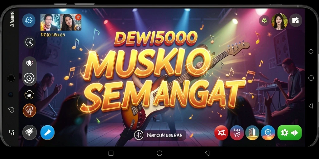 Tampilan gameplay DEWI5000 yang menarik dan penuh warna.