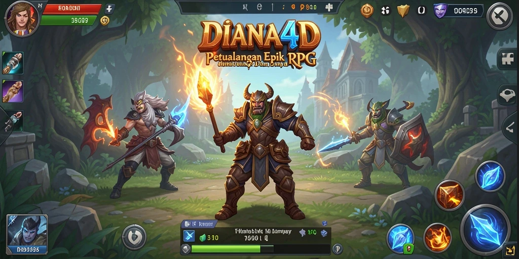 Gameplay menarik DIANA4D dengan aksi RPG yang mendebarkan.