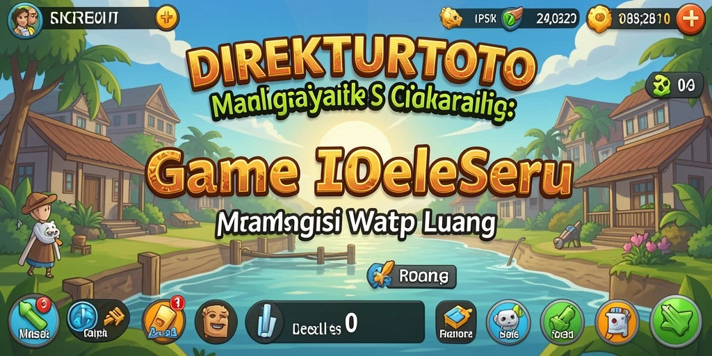Tampilan gameplay seru dan menenangkan dari DIREKTURTOTO.