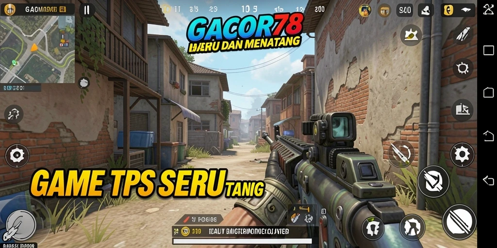 Tampilan gameplay intens di GACOR78 dengan aksi menegangkan.