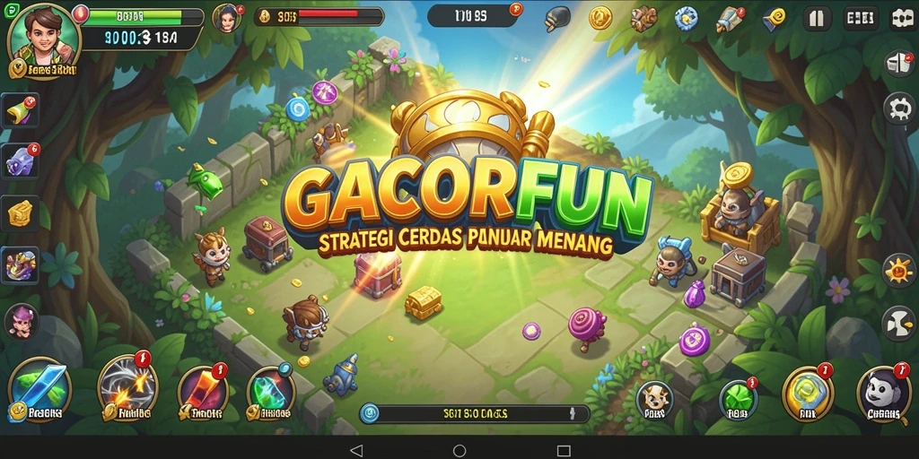 Tampilan menarik dari gameplay GACORFUN yang penuh strategi.