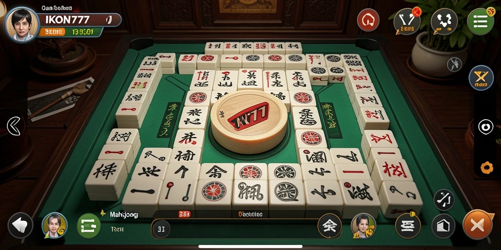Screenshot gameplay IKON777 yang menampilkan pengalaman seru bermain Mahjong.