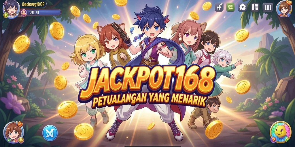 Gameplay seru JACKPOT168 menampilkan karakter anime favorit.