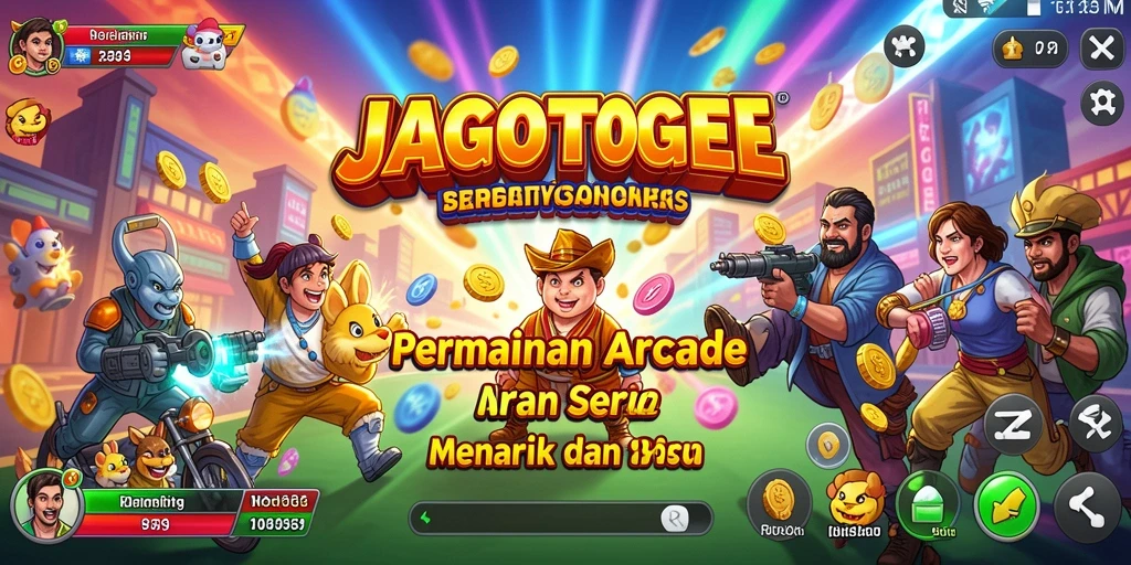 Screenshot permainan JAGOTOGEL menampilkan momen gameplay Arcade yang seru.