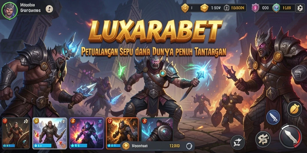 Tampilan gameplay LUXARABET yang penuh petualangan dan tantangan.