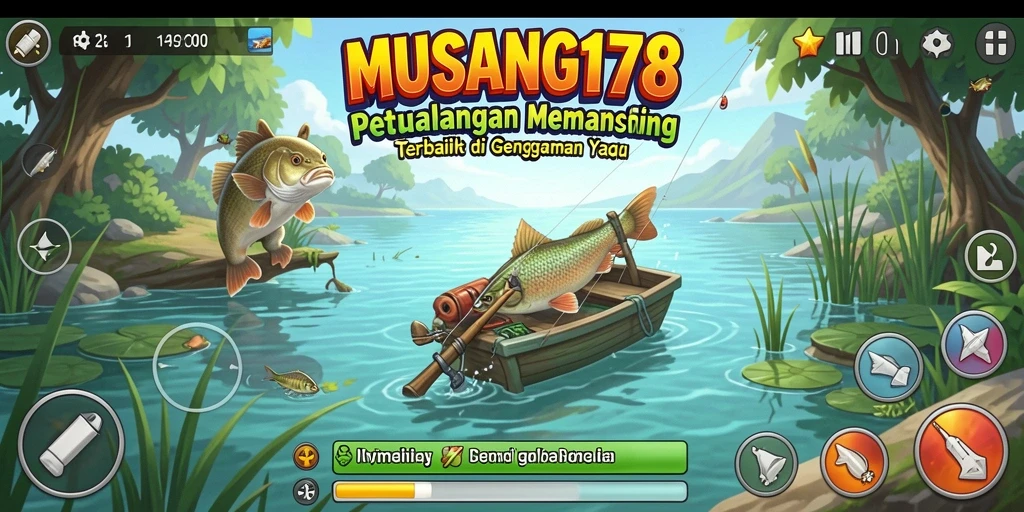Tangkapan ikan yang spektakuler dalam gameplay MUSANG178.