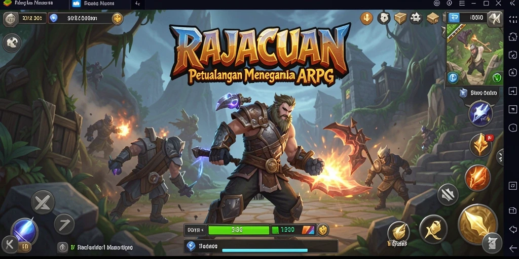 Gameplay menegangkan di dunia <strong>RAJACUAN</strong> yang epik