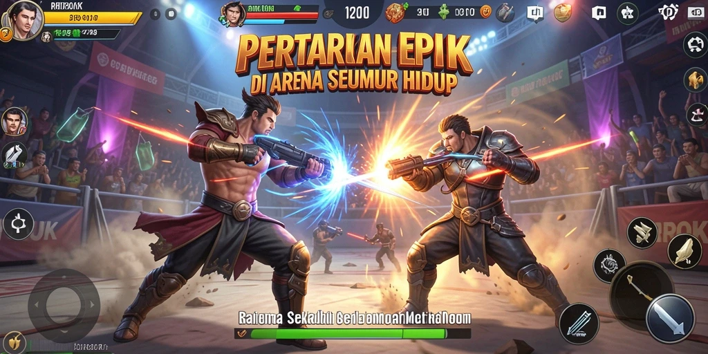 Tangkapan layar dari gameplay RPOK yang seru dan penuh aksi.