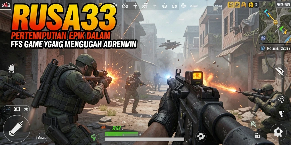 Gameplay seru di RUSA33 dengan aksi tembak-menembak yang mendebarkan.