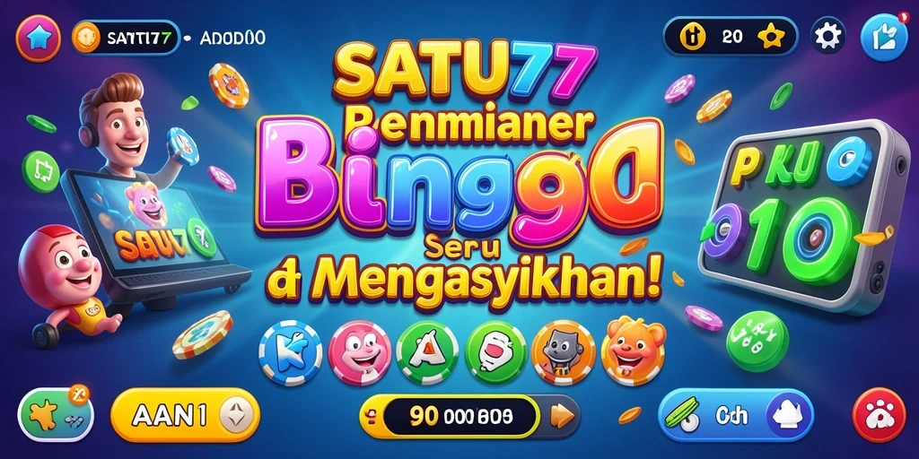 Tampilan menarik dari gameplay Bingo SATU77 yang seru.