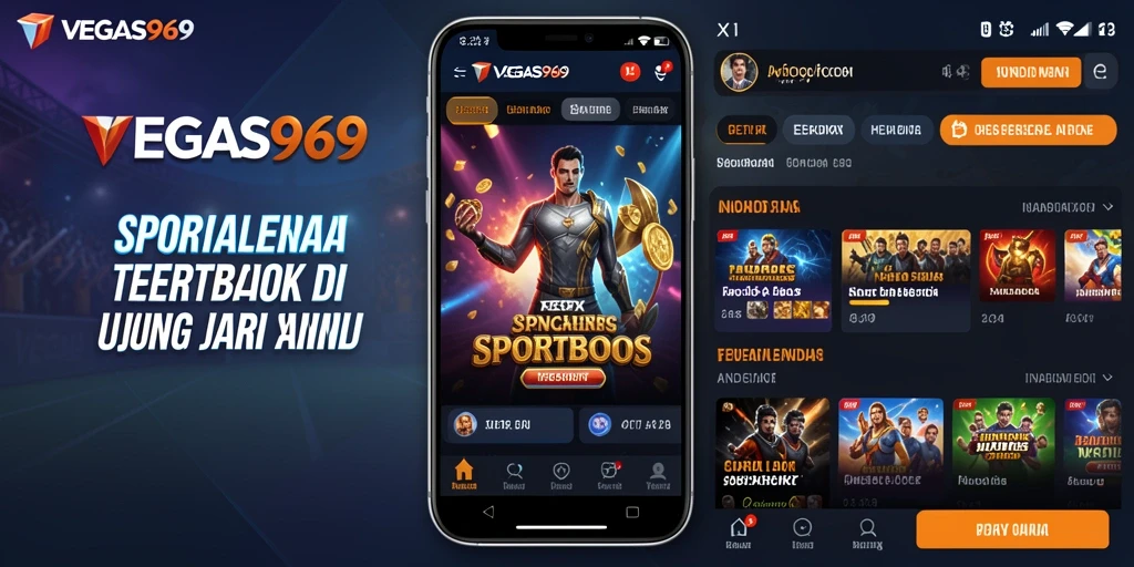 Tampilan utama gameplay Sportsbook VEGAS969 yang menyenangkan.
